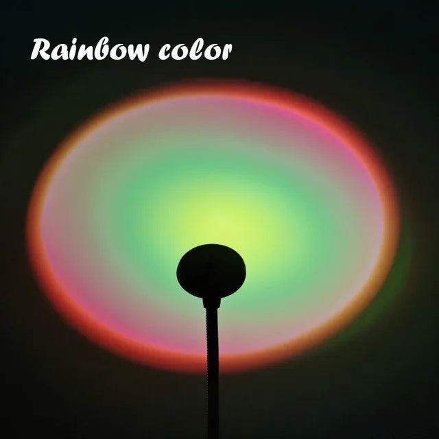 "USB Sunset Projection Lamp for Atmosphere Night Light and Room Decoration"